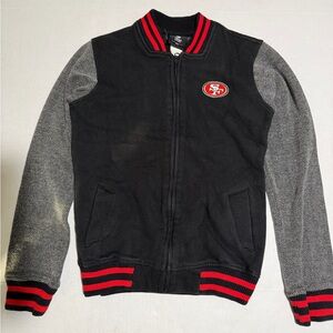 NFL Apparel 49ers, Full Zip, Leatherman style Jacket Girl's (no tag)‎ #664